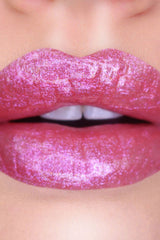 punk alt fashion sparkly pink 3-dimensional mega glossy lip gloss lip color