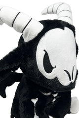 goth creepy cute novelty skeleton goat plush toy