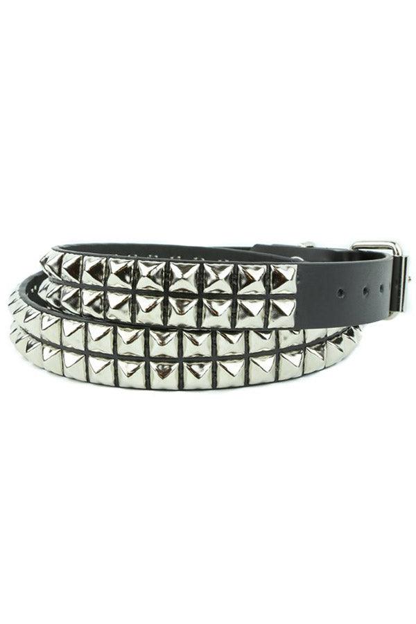 mens punk studded leather belt