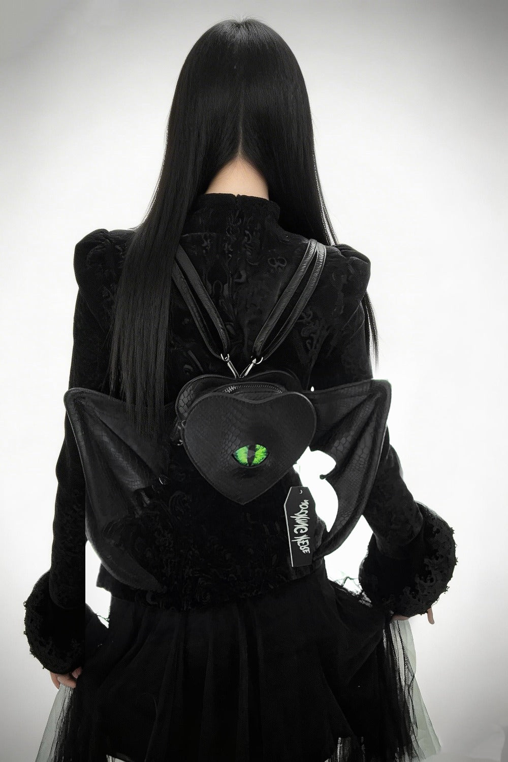 gothic batwing backpack