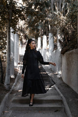 Lively Ghosts goth occult womens full length lightweight duster outerwear
