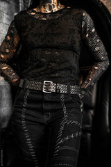 grunge goth studded belt