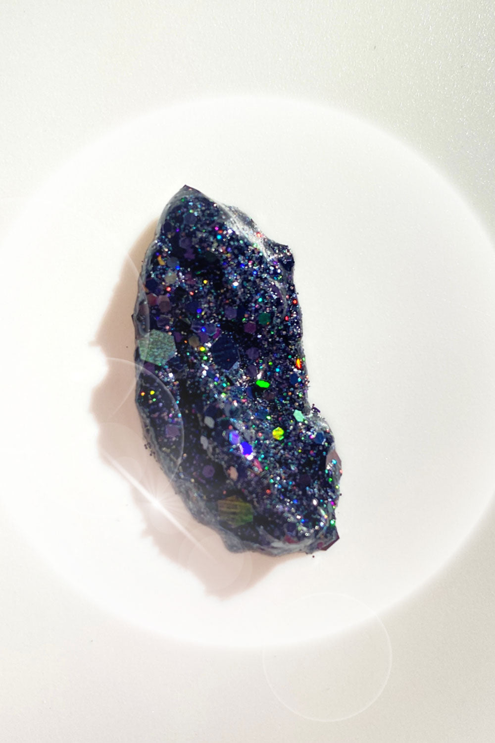 Goth punk festival rave biodegradable black rainbow glitter gel