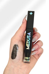 velvet-smooth sparkly black mall goth punk lip gloss makeup