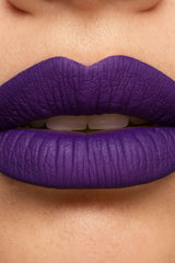 cyber goth punk bright purple smudge-Proof & Fade-Resistant liquid lipstick