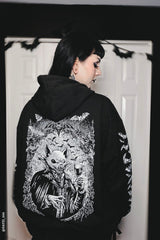 gothic bat hoodie