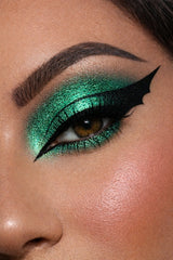 green blue eyeshadow