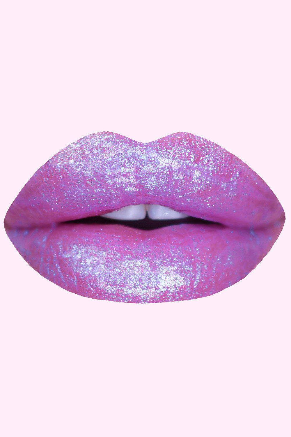goth punk emo glitter pink lip gloss