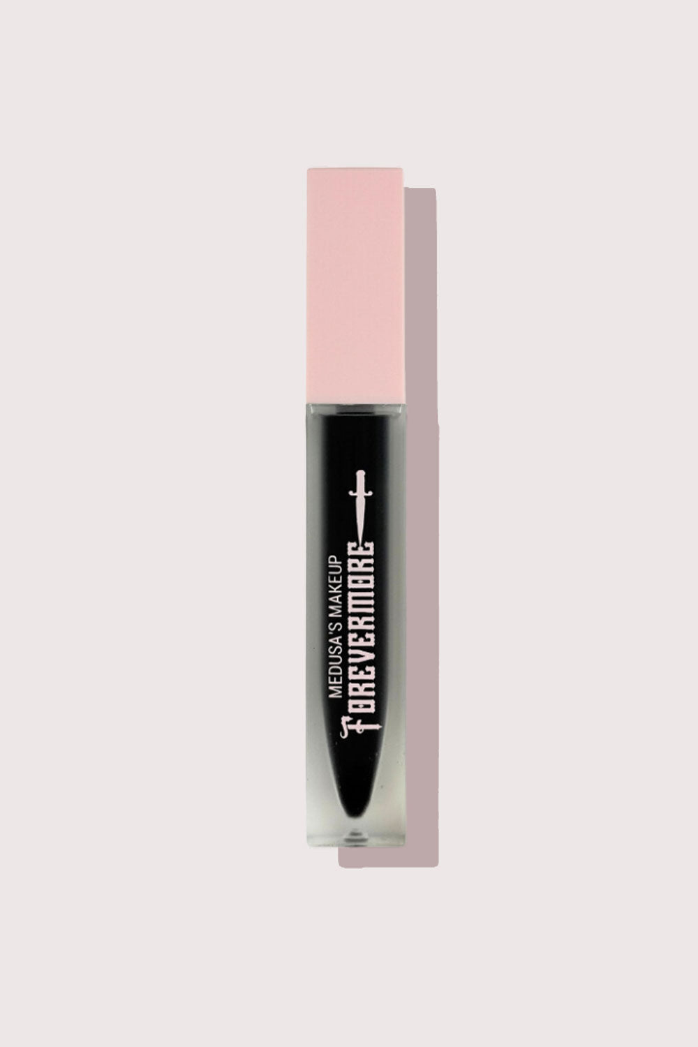 emo cyber punk alt fashion matte black forevermore lip gloss from Medusas Makeup