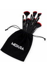 Goth emo punk Unicorn makeup brushes in carrying case