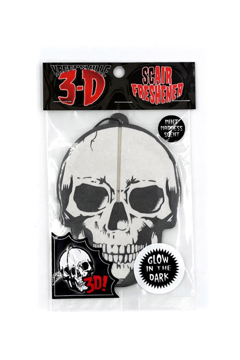 3D Skull Glow In The Dark Air Freshener - housewares - VampireFreaks - Kreepsville