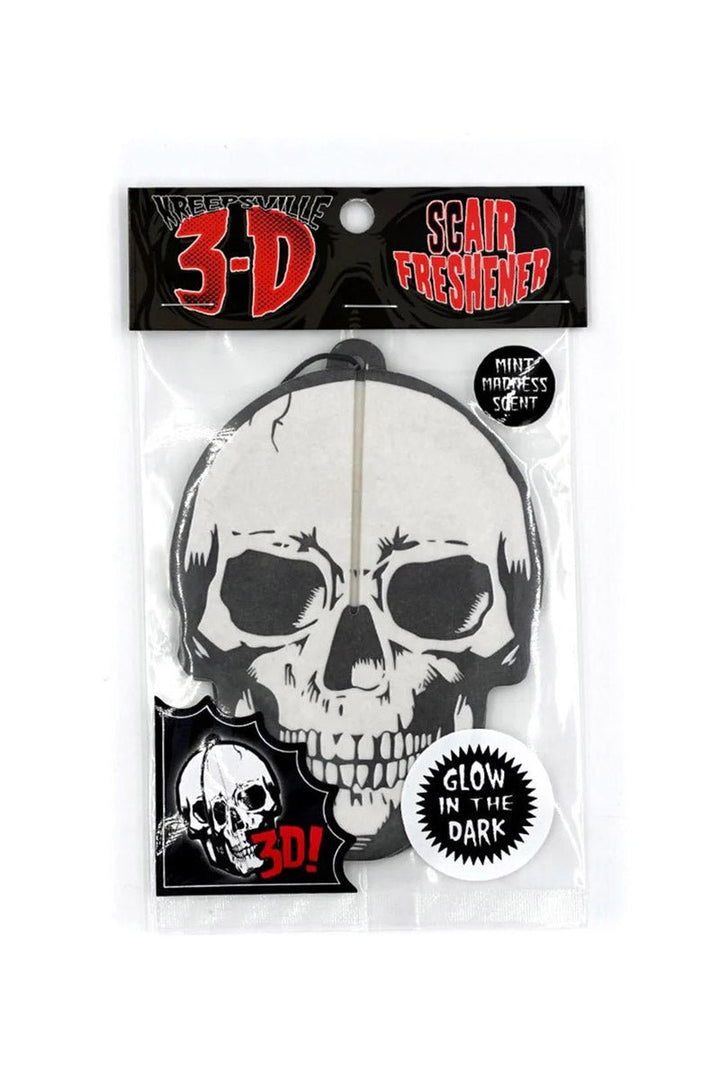 3D Skull Glow In The Dark Air Freshener - housewares - VampireFreaks - Kreepsville