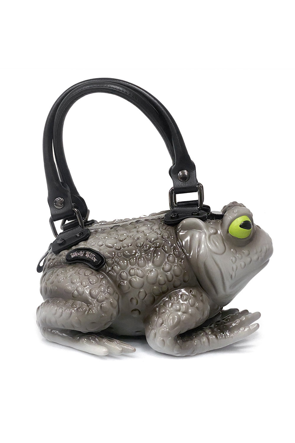 grey windy willow toad purse