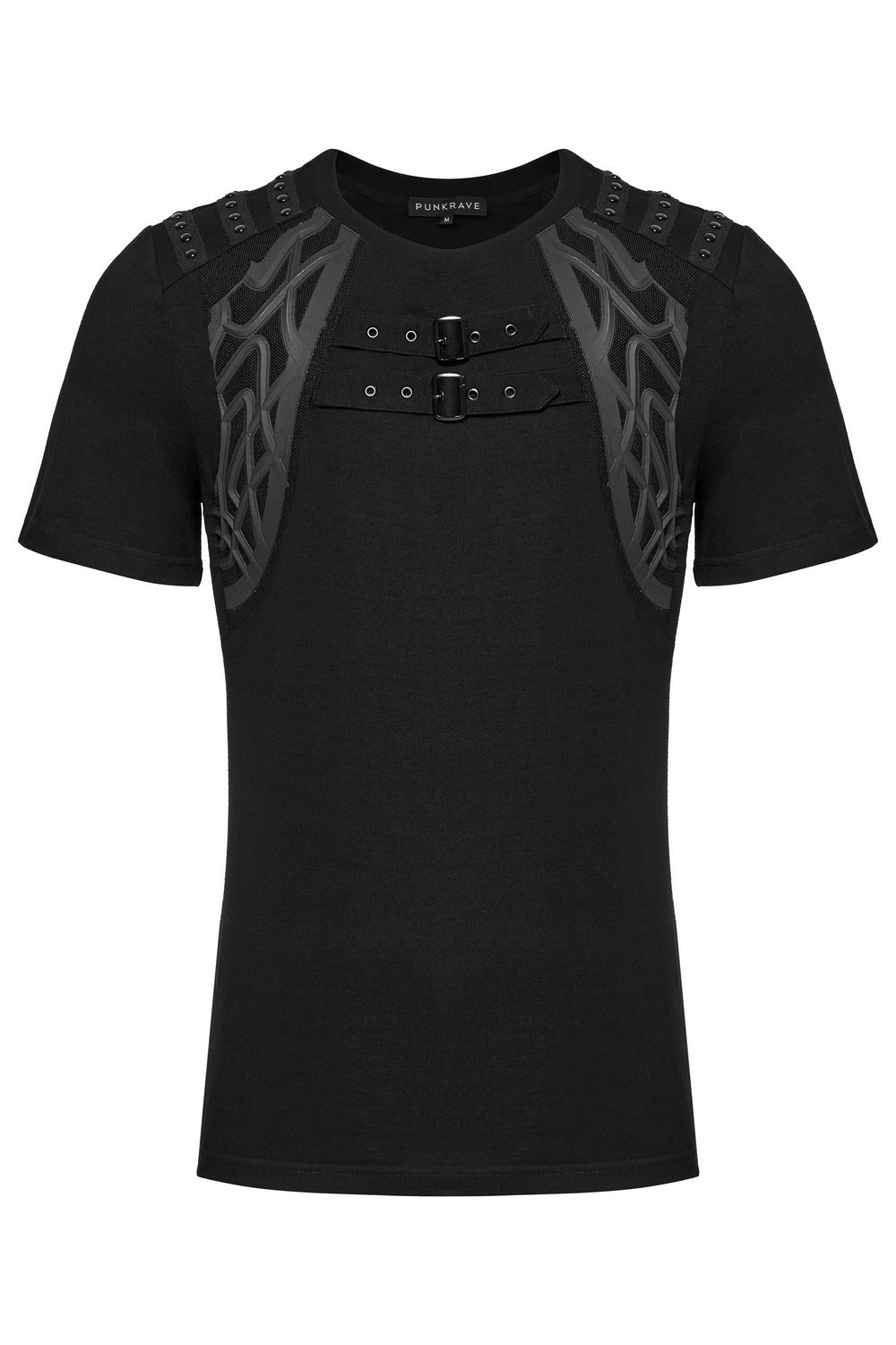 dark gothic techwear t-shirt