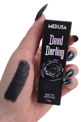 Meusa Dead Darling matte black lipstick 