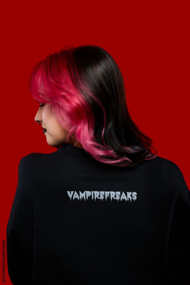 gothic sweatshirt with vf logo 