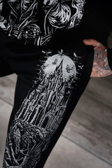 street style gothic mens jogger pants