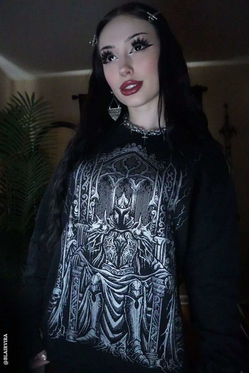 medieval goth sweater