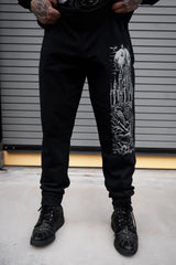 mens gothic jogger sweatpants