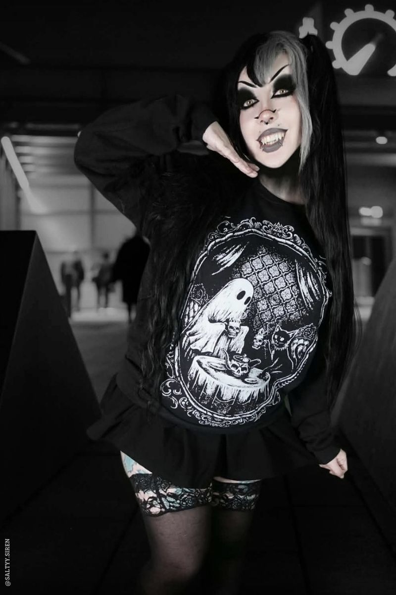 victorian goth casual cotton clothes