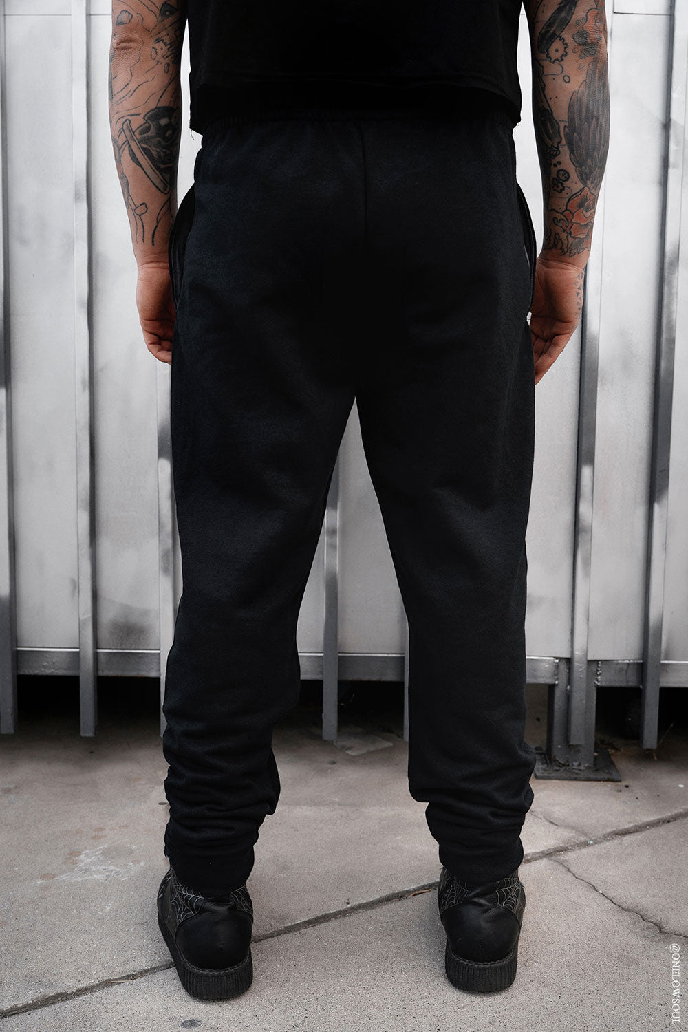 gothic bat jersey sweatpants 