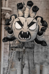 mythical greek monster with snake head stuffed animal plushie toy