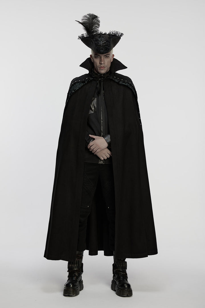 pirate goth ruffled pirate hat for men