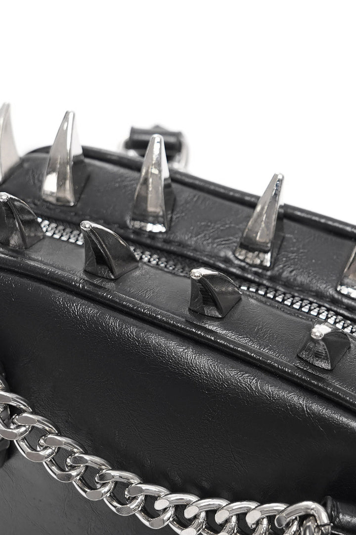 claw spiked black bag
