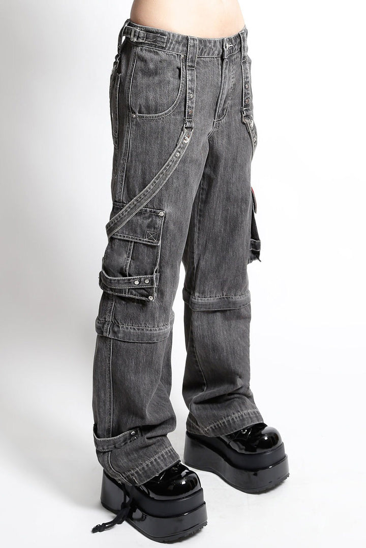 baggy denim tripp NYC jeans with cargo pockets