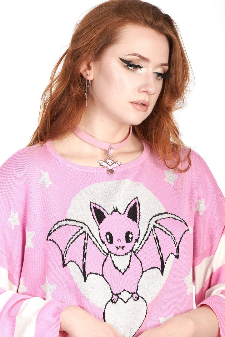 pastel goth choker necklace