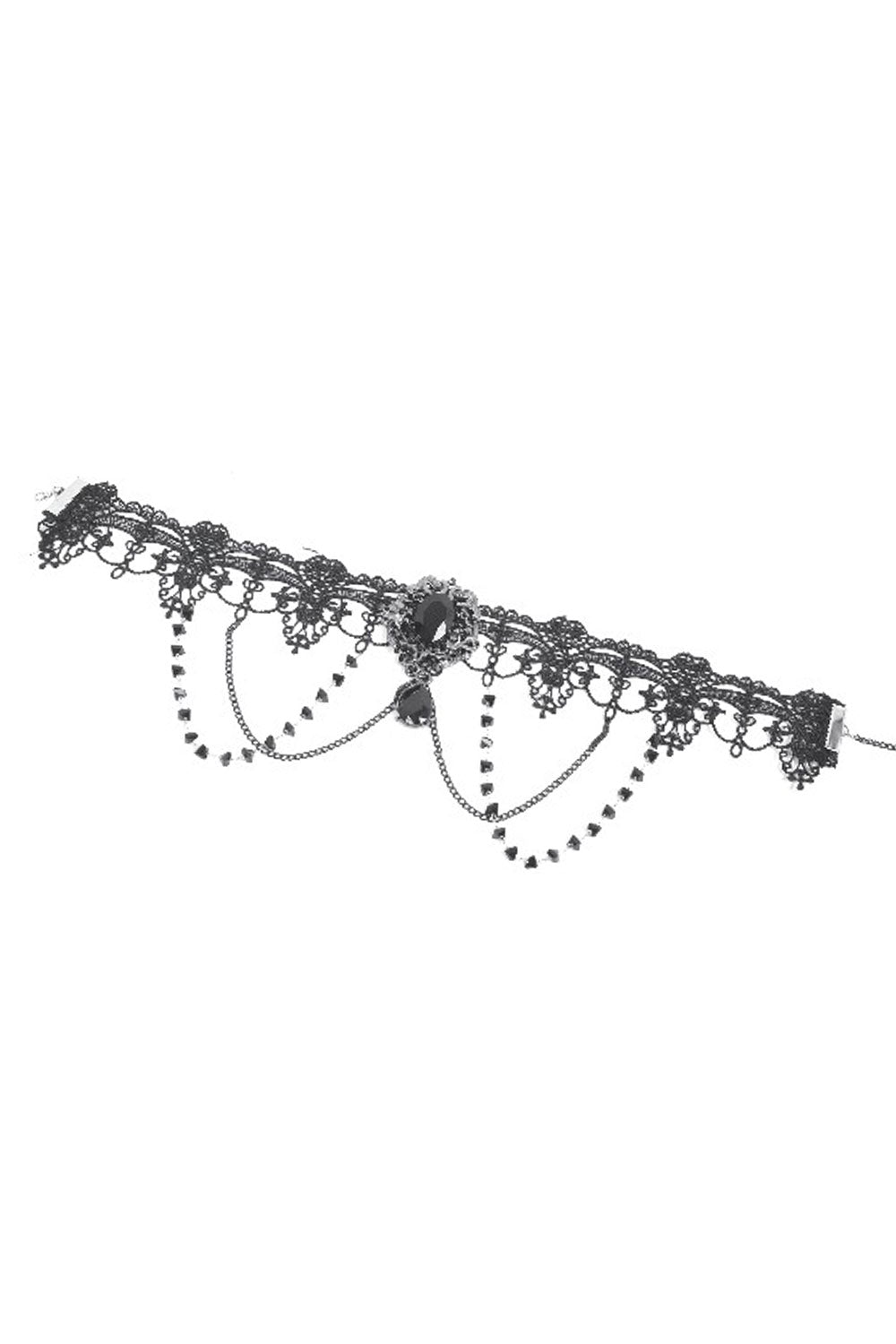 Dark in Love layered lace choker