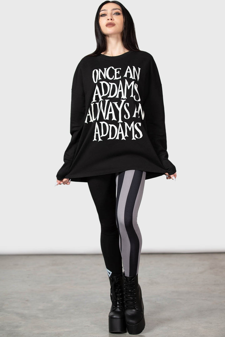 the addams family sweater