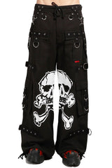 Tripp NYC Mega Skull Pants [BLACK/WHITE]