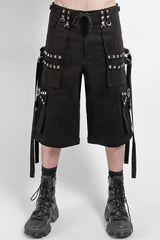 Pantalones cargo con cremallera y tachuelas de Tripp NYC