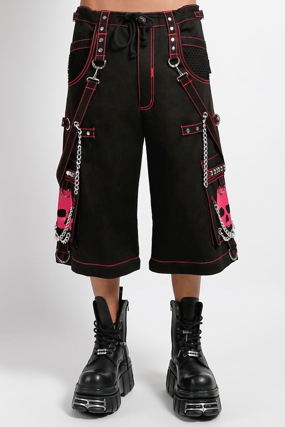 Tripp Super Skull Pants [Black/Pink]