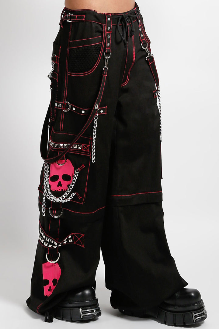 Tripp Super Skull Pants [Black/Pink]