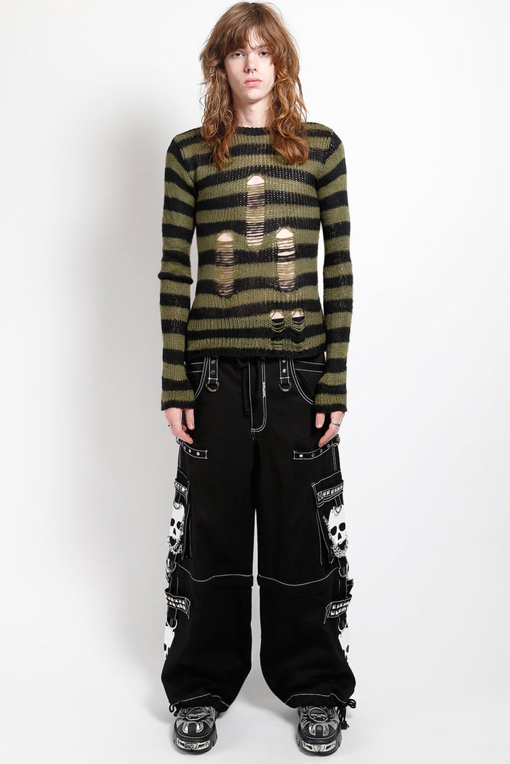 Tripp Super Skull Pants [Black/White]