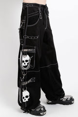 Tripp NYC Super Skull Pants [Black/White]