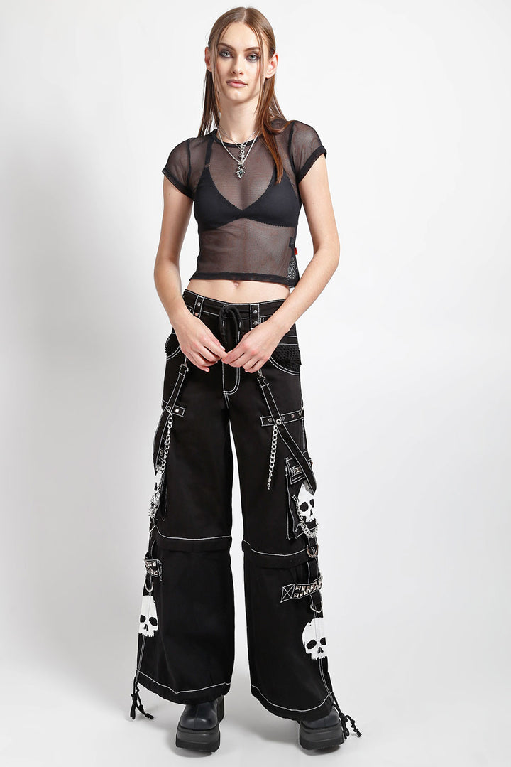 Tripp Super Skull Pants [Black/White]