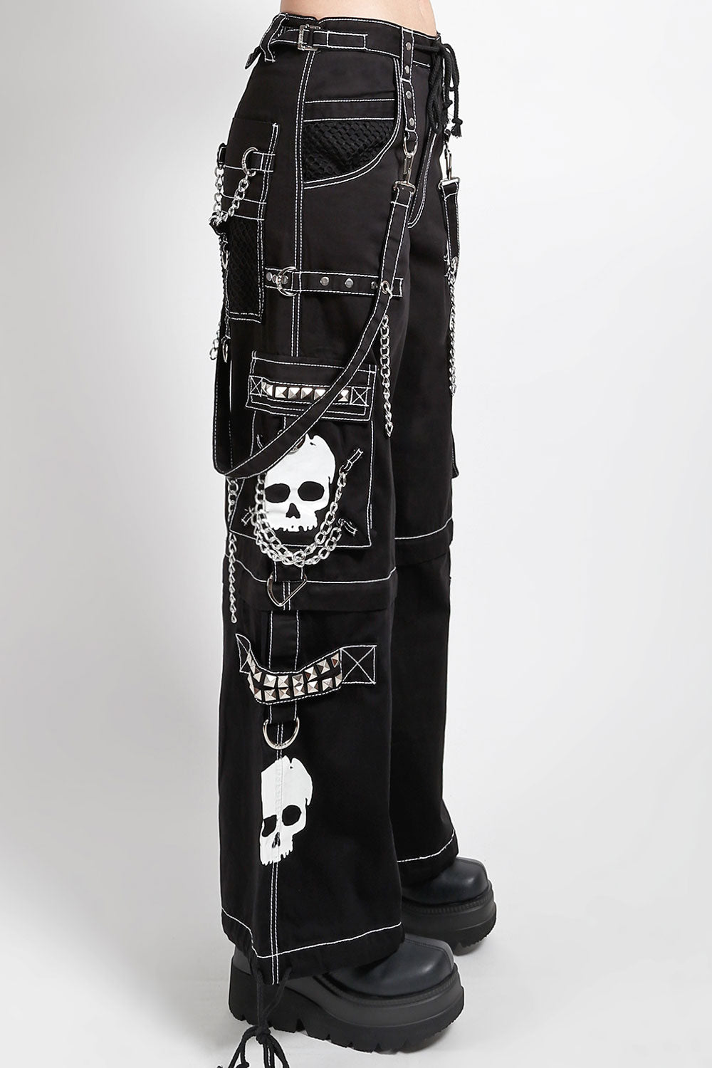 Tripp Super Skull Hose [Schwarz/Weiß]