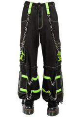 Tripp Biohazard Zip Off Pants [BLACK/LIME]