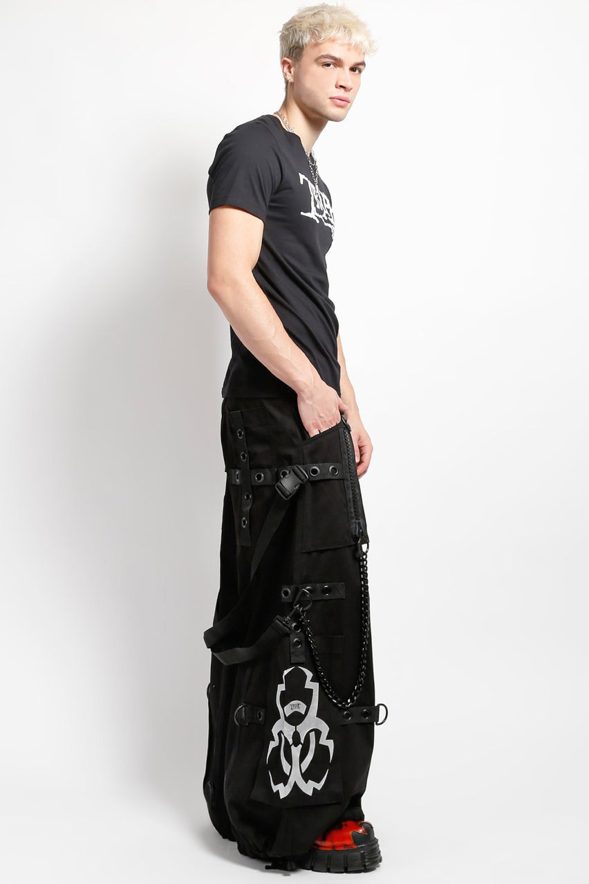 【18％OFF】 Tripp VampireFreaks – [BLACK/SILVER] Pants Biotech Metallic NYC パンツ