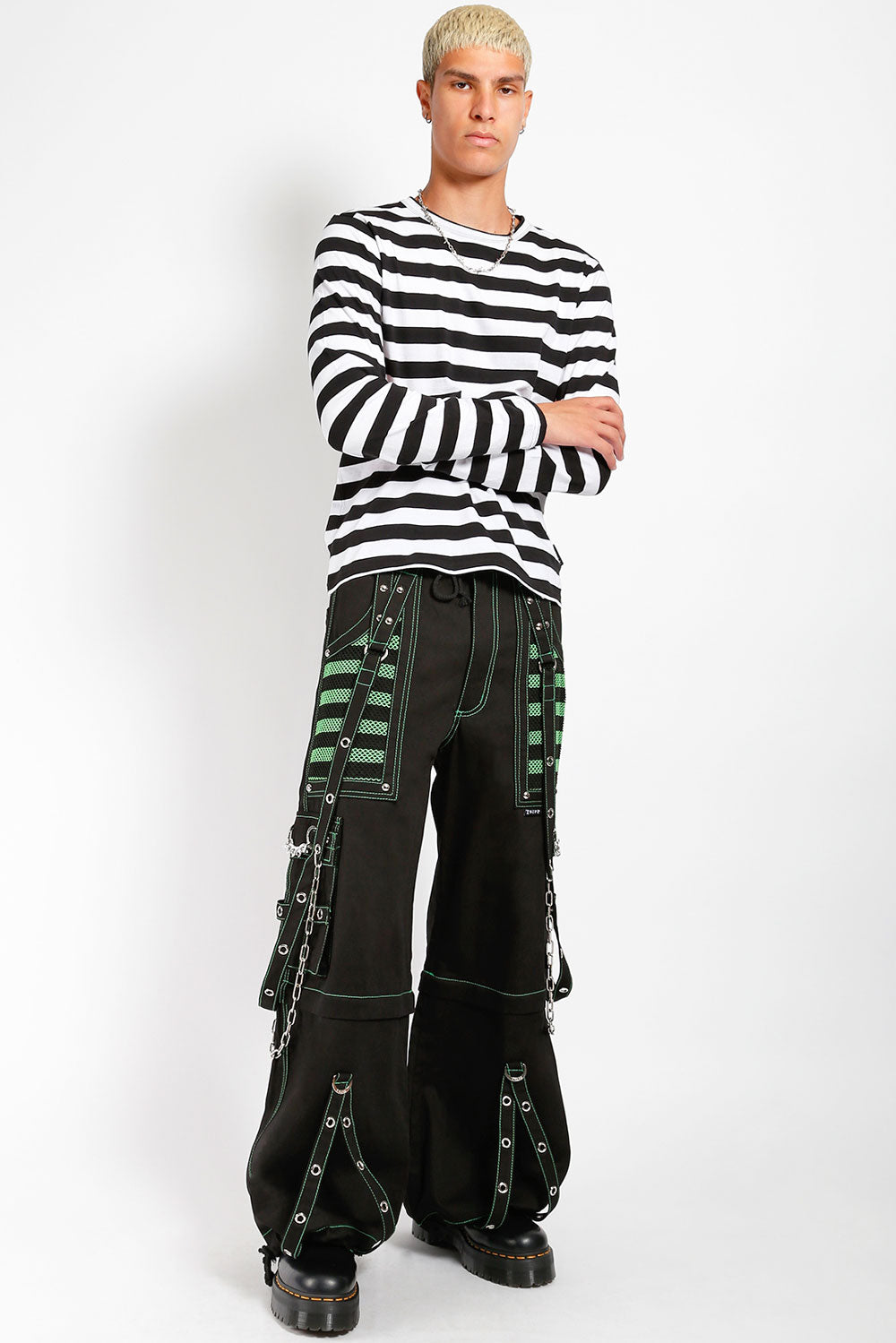 Tripp Electro Pants [Black/Green]