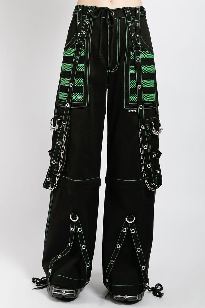 Tripp Electro Pants [Black/Green]