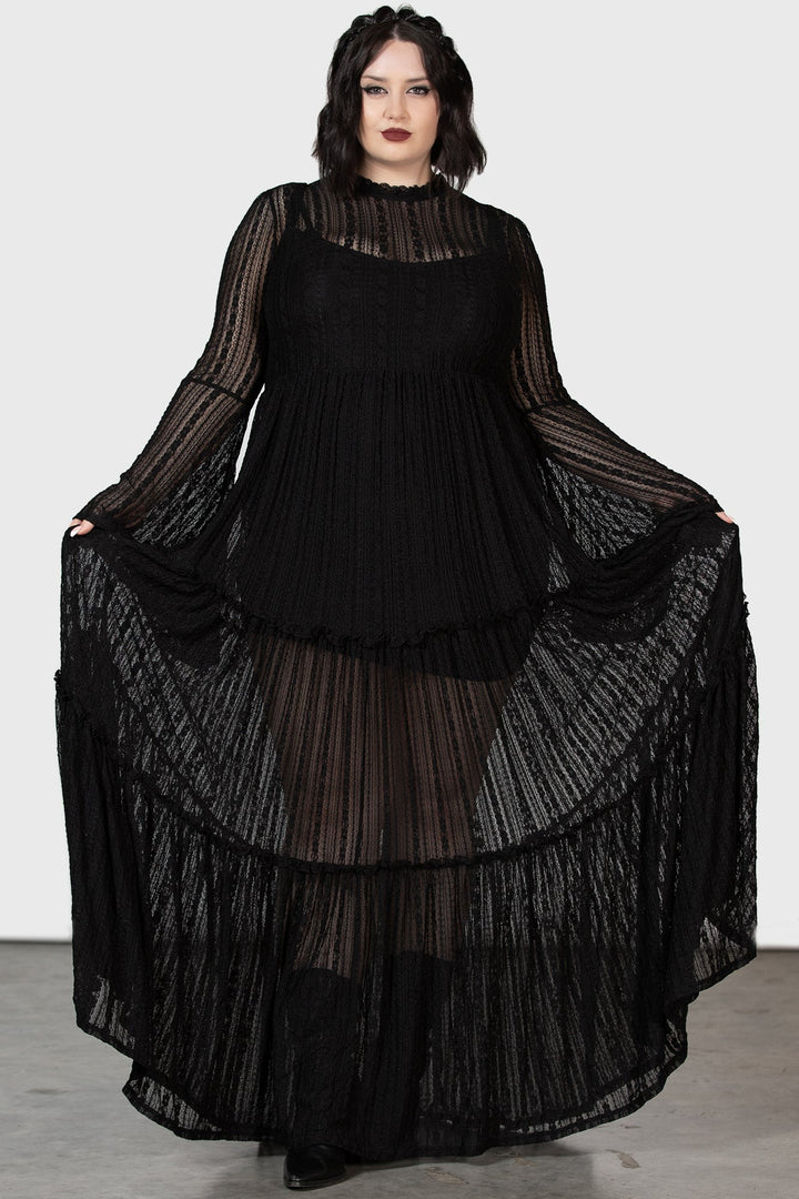 transparent southern gothic dress
