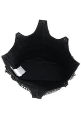 Mall goth black shoulder bag