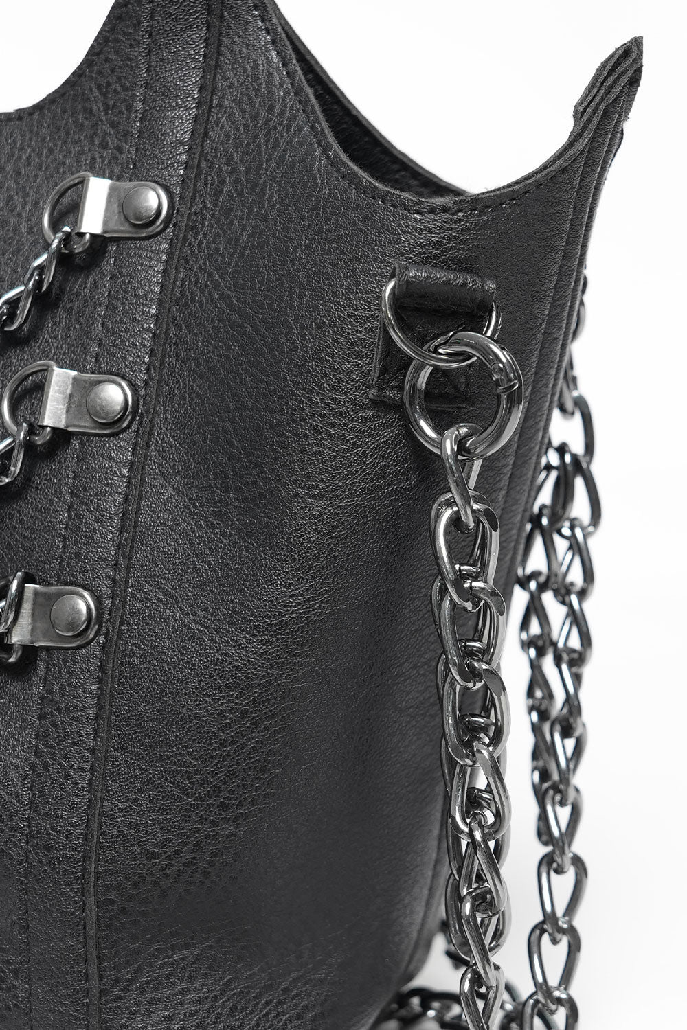 Devil Fashion black goth shoulder bag