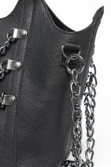 Devil Fashion black goth shoulder bag