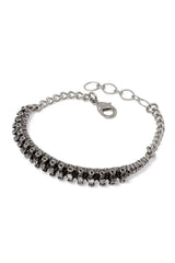 Goth metal spine bracelet jewelry