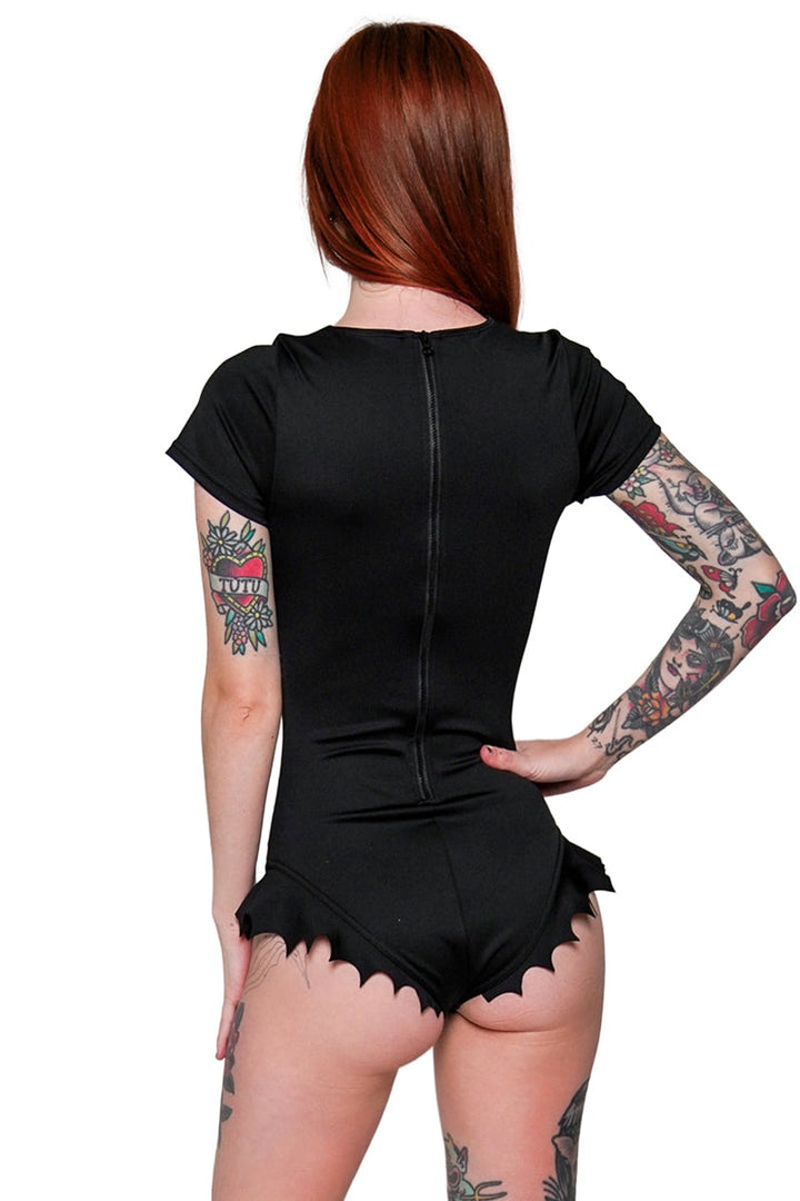 emo womens batwing swimsuit 